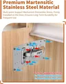 Kit de plaque de réparation de charnière d'armoire en… – vue 3