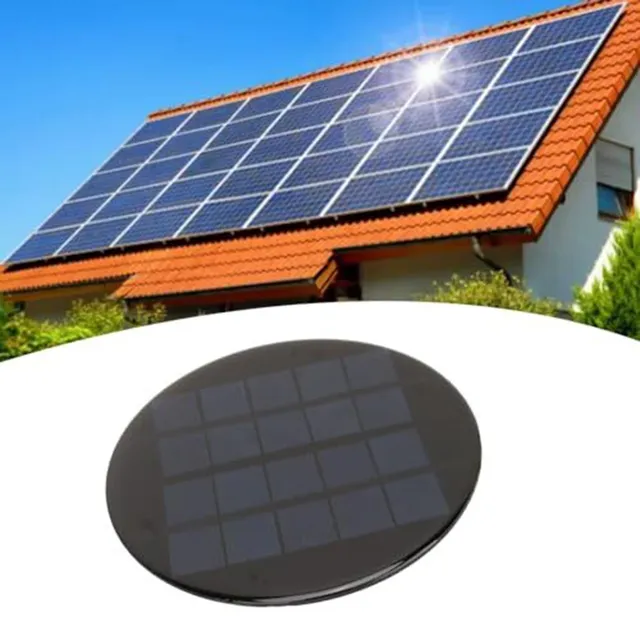 Panneau solaire rond silicium polycristallin haut… – vue 3
