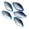 Plombs pêche olive ovoïde gris mat marquage gravé… – vue 4