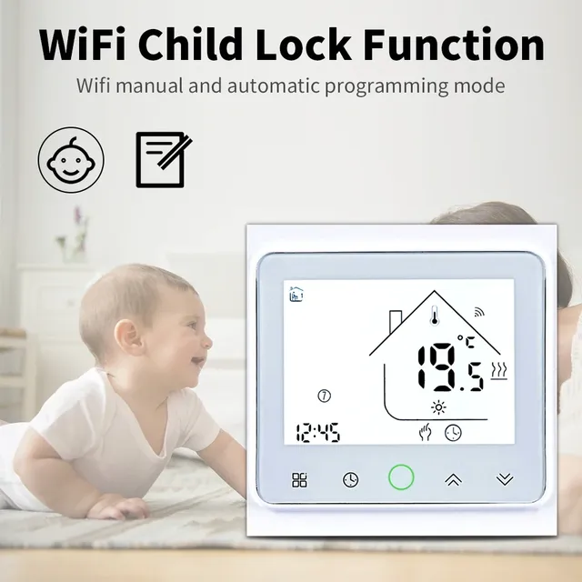 Thermostat WiFi intelligent AC230V 3A 16A APP/commande… – vue 5