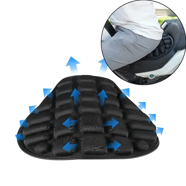 SEAMETAL coussin de siège de moto mousse noire doux…