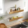 Étagères de cuisine en bois – vue 1