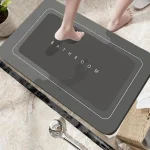 Tapis de bain tapis magique modernisé salle de bain en caoutchouc anti-dérapant séchage rapide absorbant salle de bain tapis salle de douche tapis pour baignoire évier