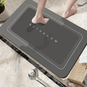 Tapis de bain tapis magique modernisé salle de bain en caoutchouc anti-dérapant séchage rapide absorbant salle de bain tapis salle de douche tapis pour baignoire évier Tapis de bain tapis magique modernisé salle de bain en caoutchouc anti-dérapant séchage rapide absorbant salle de bain tapis salle de douche tapis pour baignoire évier