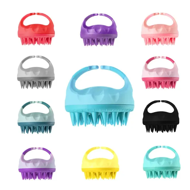 Brosse de massage de la tête en silicone – vue 2