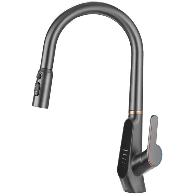 Robinet de cuisine tout en cuivre – vue 6