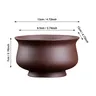 Pots de fleurs en céramique et porcelaine violette – vue 6