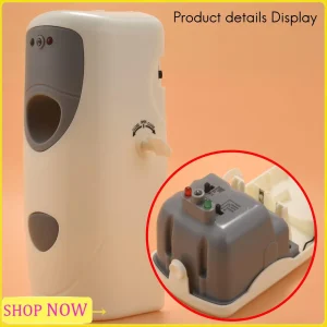 Distributeur automatique spécial de désodorisant, désodorisant chronométré pour salle de bains, distributeur automatique de parfum mural