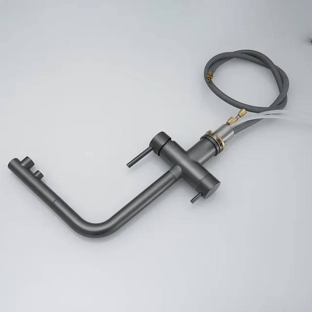 Robinets d'évier de cuisine avec filtre extractible à 3… – vue 5