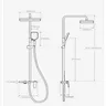 Ensemble de douche doré – vue 6