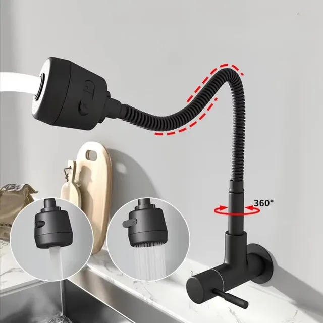 Robinet de cuisine universel en plastique