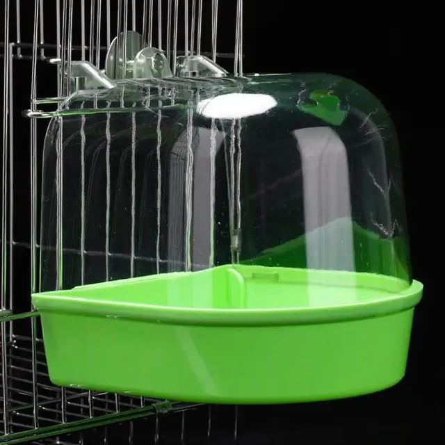 Bain d'oiseaux suspendu clair pour Cage perruche Cage à… – vue 4