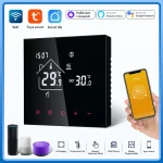 Thermostat intelligent WiFi, régulateur de température, Tuya Smart Life pour chauffage au sol, chaudière électrique/gaz d&rsquo;eau, fonctionne avec Alexa Alice