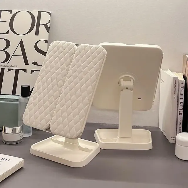 Miroir de maquillage LED de bureau avec lumière – vue 2