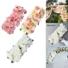 Panneau floral romantique soie artificiel fait main… – vue 5
