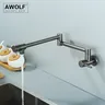 Awolf Remplissage de Marmite Pliable Mural Robinet de… – vue 1