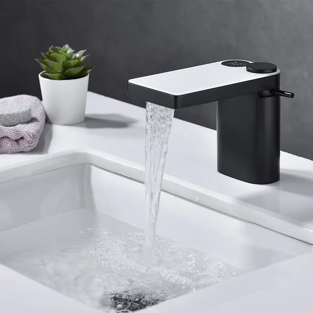 Bassin de bain noir numérique LED – vue 4