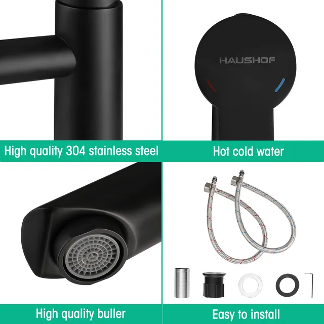 Mitigeur monocommande lavabo contemporain vasque haute… – vue 5