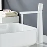 Robinet de lavabo de salle de bains blanc – vue 2