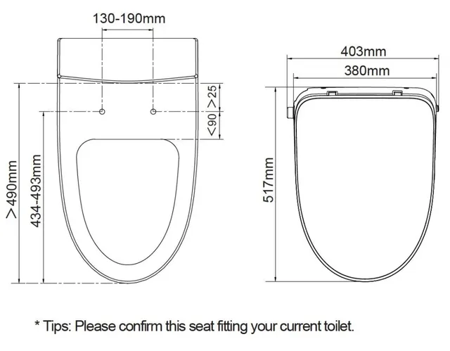BF43208 Siège de toilette intelligent avec pression et… – vue 5