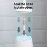 Brosse de toilette en plastique avec support sur pied – vue 5