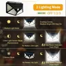1-8 Kits Appliques murales solaires extérieures 100 LED… – vue 2