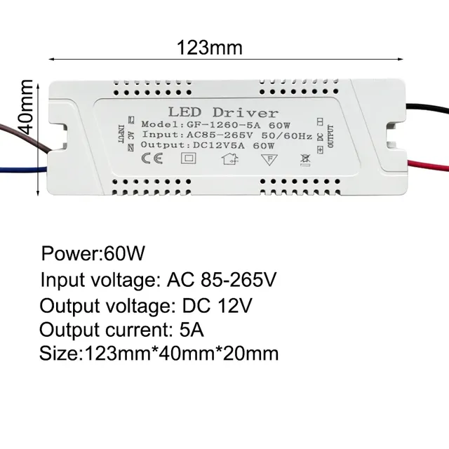 Alimentation LED DC 12V – vue 5