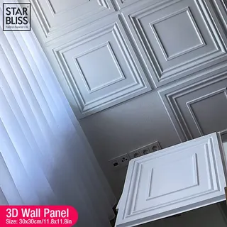 30 cm maison mur rénovation géométrique 3D panneau mural non…