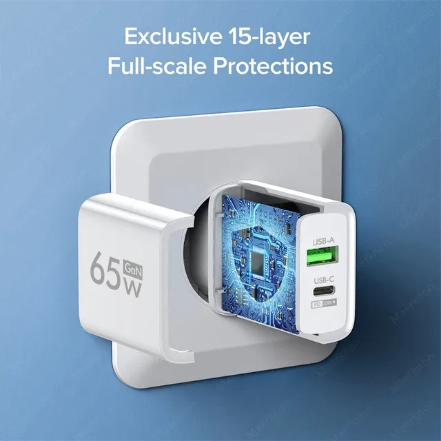 Chargeur USB C 65W GaN Type C – vue 4