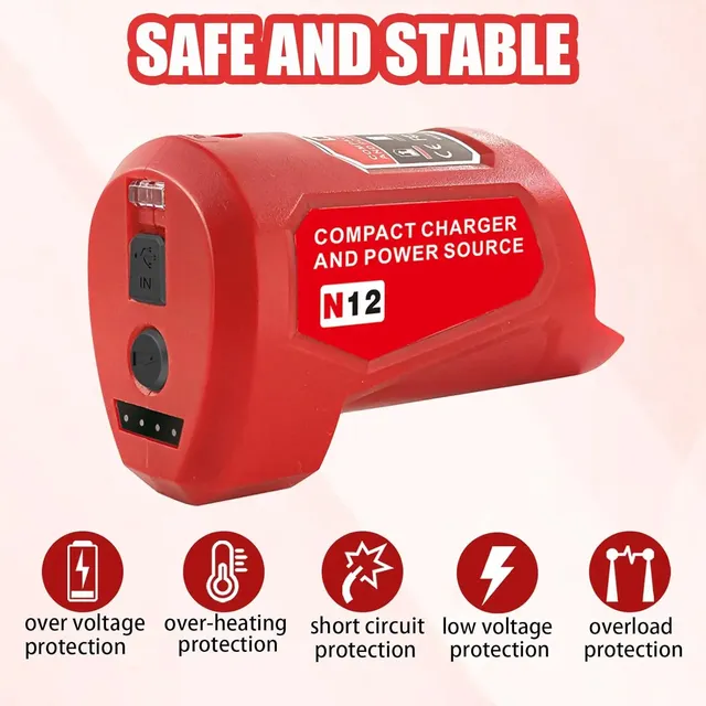 Adaptateur de chargeur de batterie au lithium N12 Eddie… – vue 6
