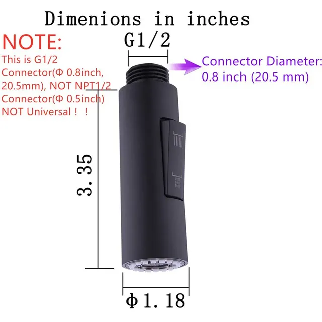 Pulvérisateur de robinet extractible – vue 6