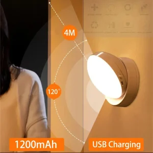 LED veilleuse USB charge intelligente Induction humaine pour armoire de chevet maison garde-robe éclairage capteur de mouvement lumière lampe à LED LED veilleuse USB charge intelligente Induction humaine pour armoire de chevet maison garde-robe éclairage capteur de mouvement lumière lampe à LED