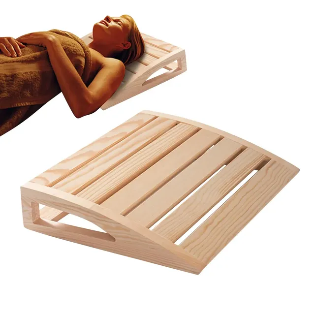 Appui-tête de Sauna en bois – vue 2