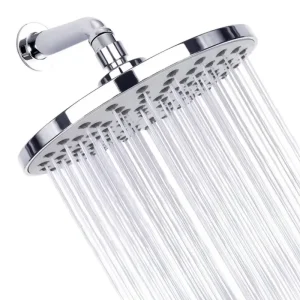 Pommeau de douche haute pression, conception Ultra-mince de 8 pouces, pommeau de douche à effet de pluie en acier inoxydable Pommeau de douche haute pression, conception Ultra-mince de 8 pouces, pommeau de douche à effet de pluie en acier inoxydable