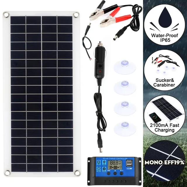 Cellules solaires de sortie USB pour touristes