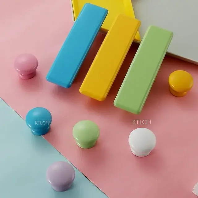 Poignées boutons meuble cuisine chambre enfants pastel… – vue 2