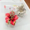 Poignée d'armoire Art fleur poignée alliage incrusté… – vue 3