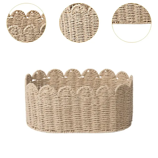 Panier de rangement tissé – vue 5