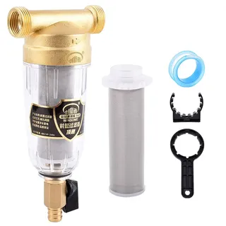 Filtre chauffe-eau central en acier inoxydable