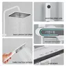 Colonne douche thermostatique mitigeur affichage… – vue 2