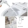 Kit douchette hygiénique bidet mural plastique ABS blanc… – vue 4