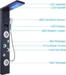 Colonne douche verticale panneau mural design mince noir… – vue 3