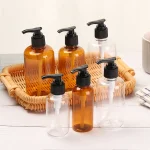 Bouteille à Pompe de 100ml, 200ml et 300ml, Shampooing Gel Douche, pour Voyage