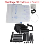 Flashforge Adventurer 5M AD5M imprimante 3D Kit de panneau de boîtier bricolage avec pièces imprimées feuille PC en Polycarbonate transparent 3mm