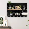 Panneau métal perforé noir laqué mural robuste anti… – vue 6