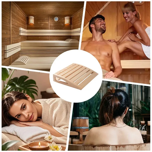 Appui-tête de Sauna en bois – vue 5