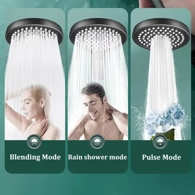 Pommeau de douche haute pression à grand panneau de 12CM – vue 2