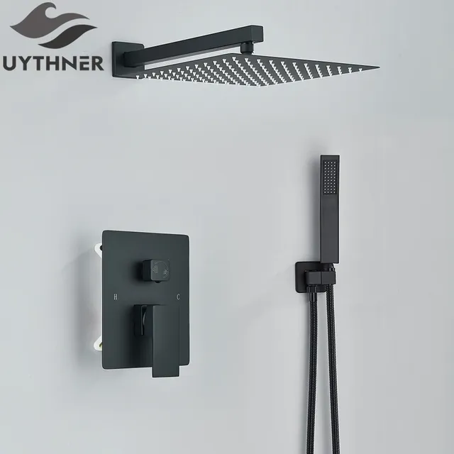 Ensemble de douche de bain noir