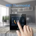 Tuya – Thermostat sans fil Wifi pour maison intelligente, batterie RF, chaudière à gaz, chauffage de l&rsquo;eau, régulateur de température numérique, Alexa Google Home