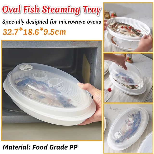Plateau de cuisson ovale pour poisson